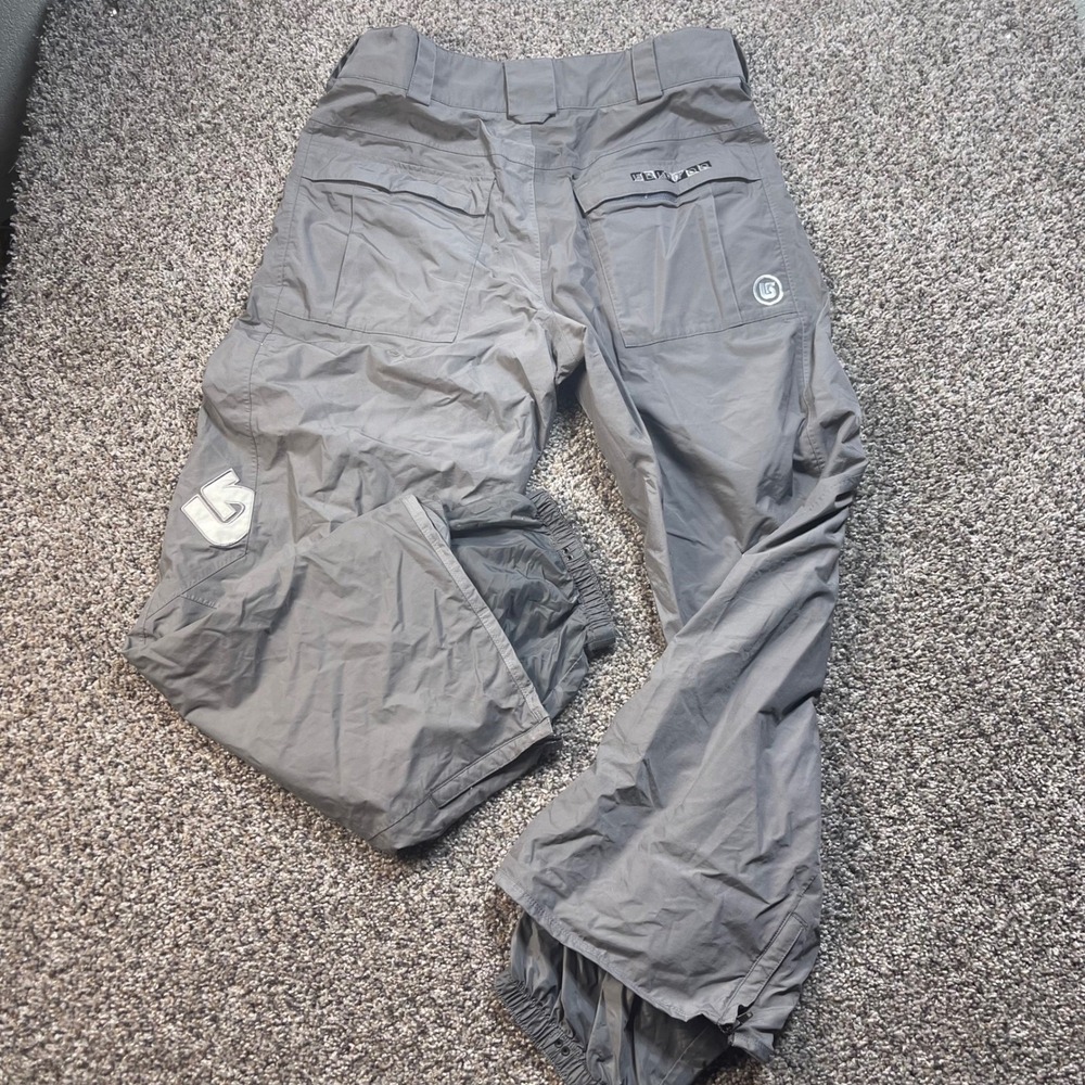 Burton Snowboard Pants Men's Large Gray Insulated Ski Cargo Winter Snow Trousers - Picture 3 of 14